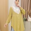 Adena Top in Cream Gold