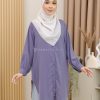 Adena Top in Grey Lilac