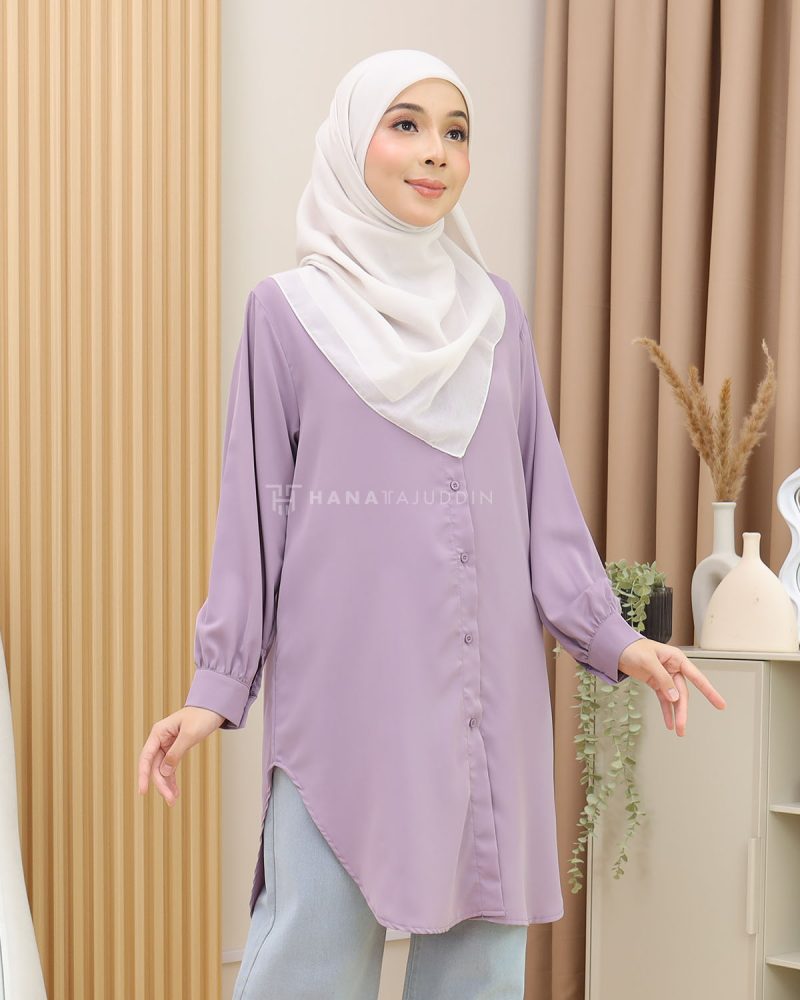 Adena Top in Purple Rose