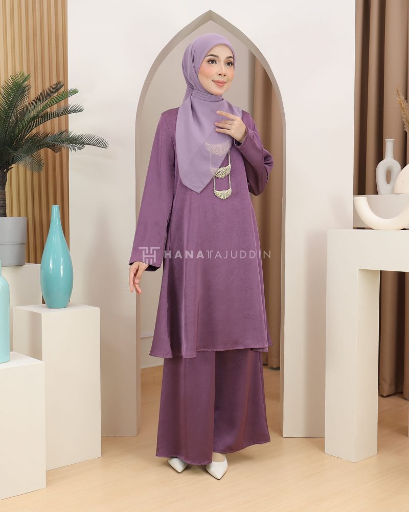 Kurung Srikandi in Purple Mauve - Image 4