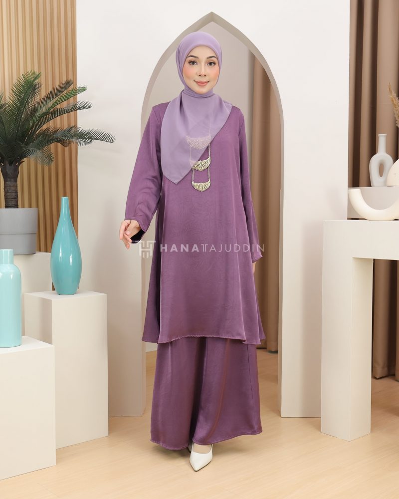 Kurung Srikandi in Purple Mauve - Image 3