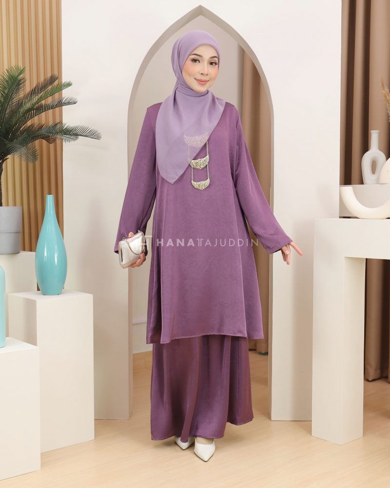 Kurung Srikandi in Purple Mauve - Image 2