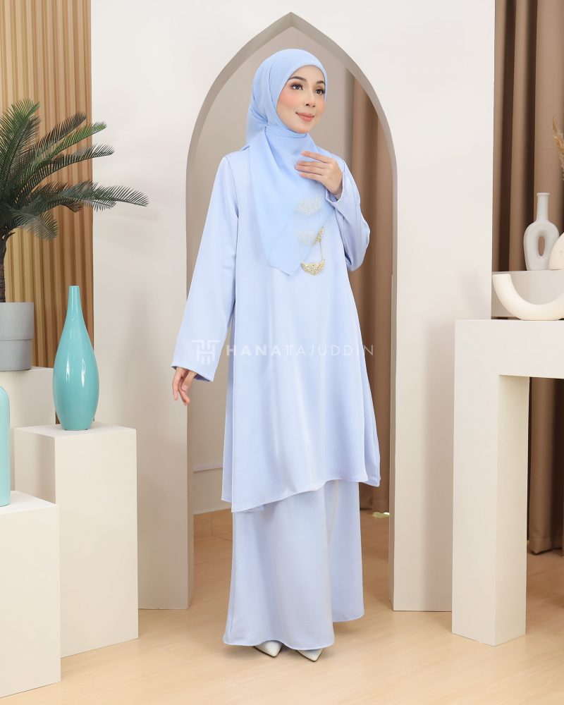 Kurung Srikandi in Baby Blue - Image 4