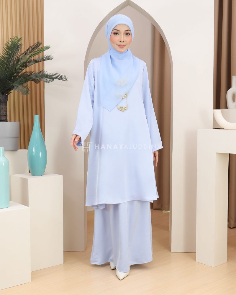 Kurung Srikandi in Baby Blue