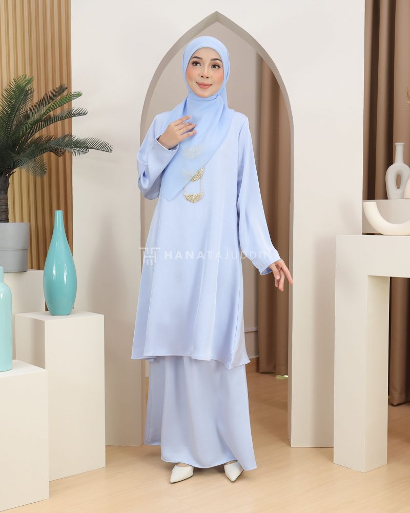 Kurung Srikandi in Baby Blue - Image 3