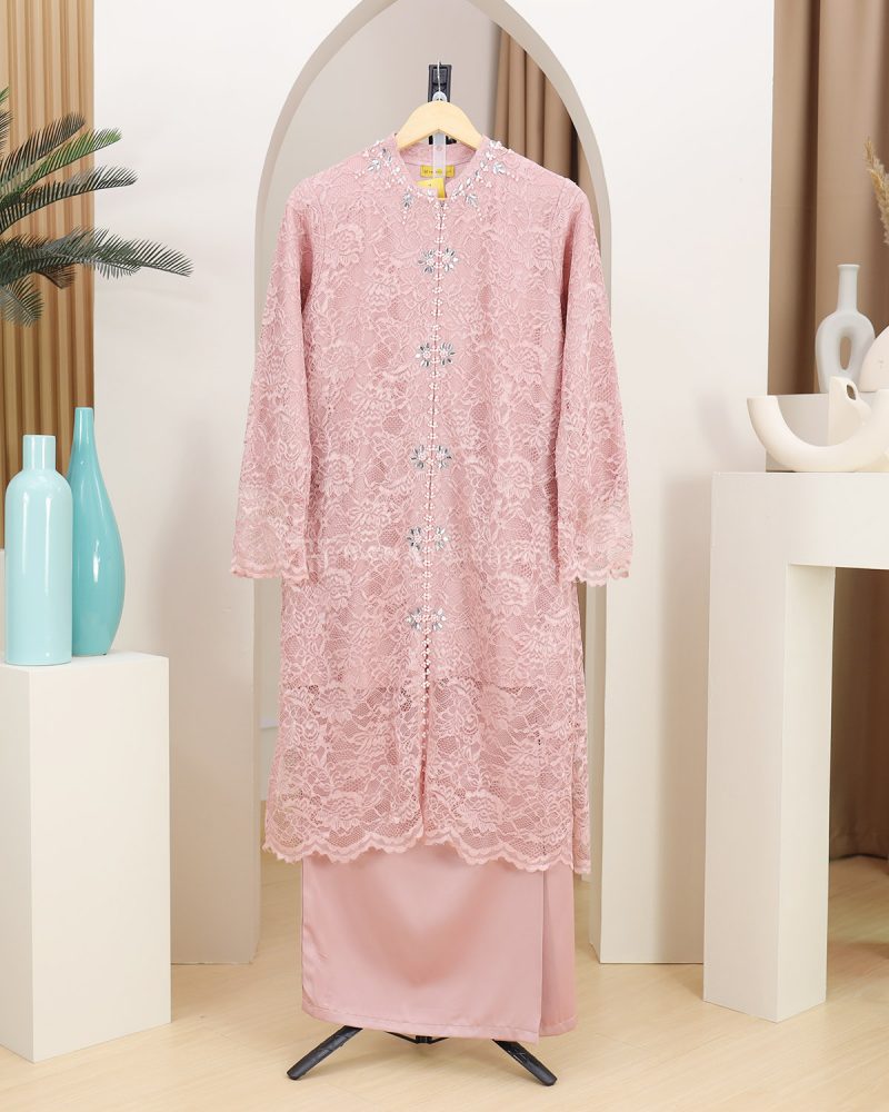 Kurung Ratna in Pink Rose