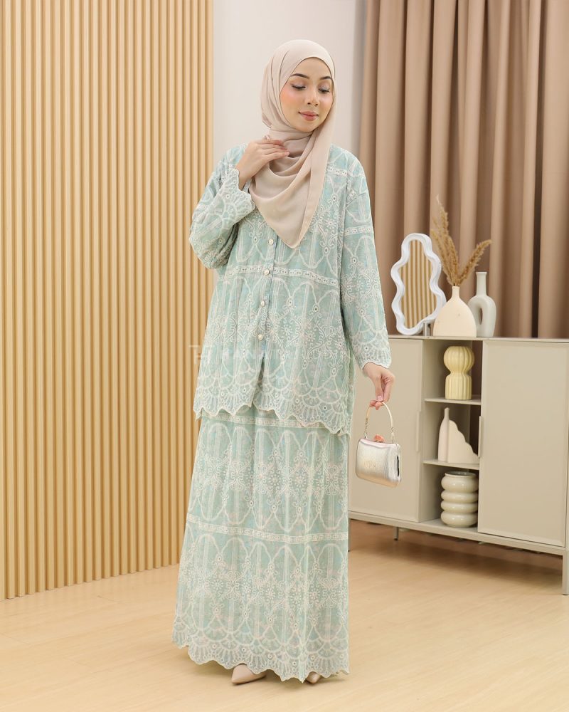 Kurung Maya in Sage Green
