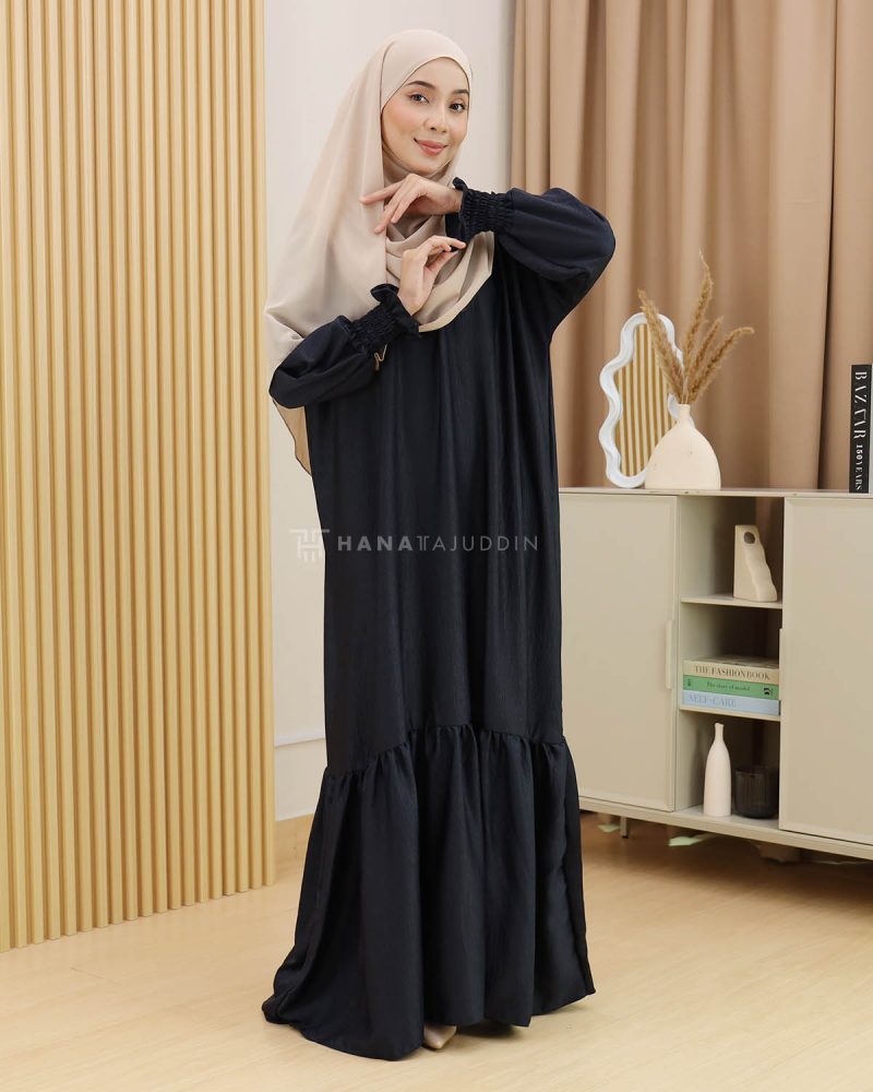 Minaa Abaya in Blue Black - Image 4