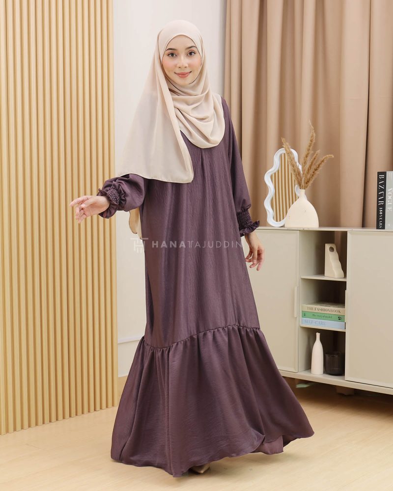 Minaa Abaya in Plum - Image 2