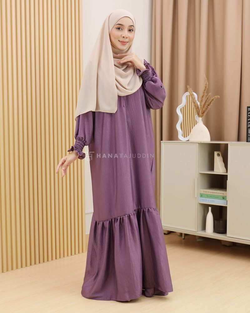 Minaa Abaya in Purple - Image 2