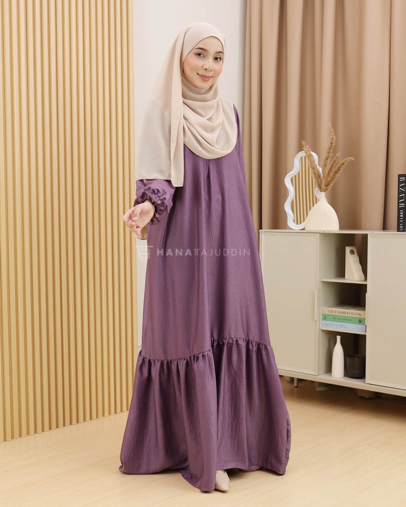 Minaa Abaya in Purple - Image 3