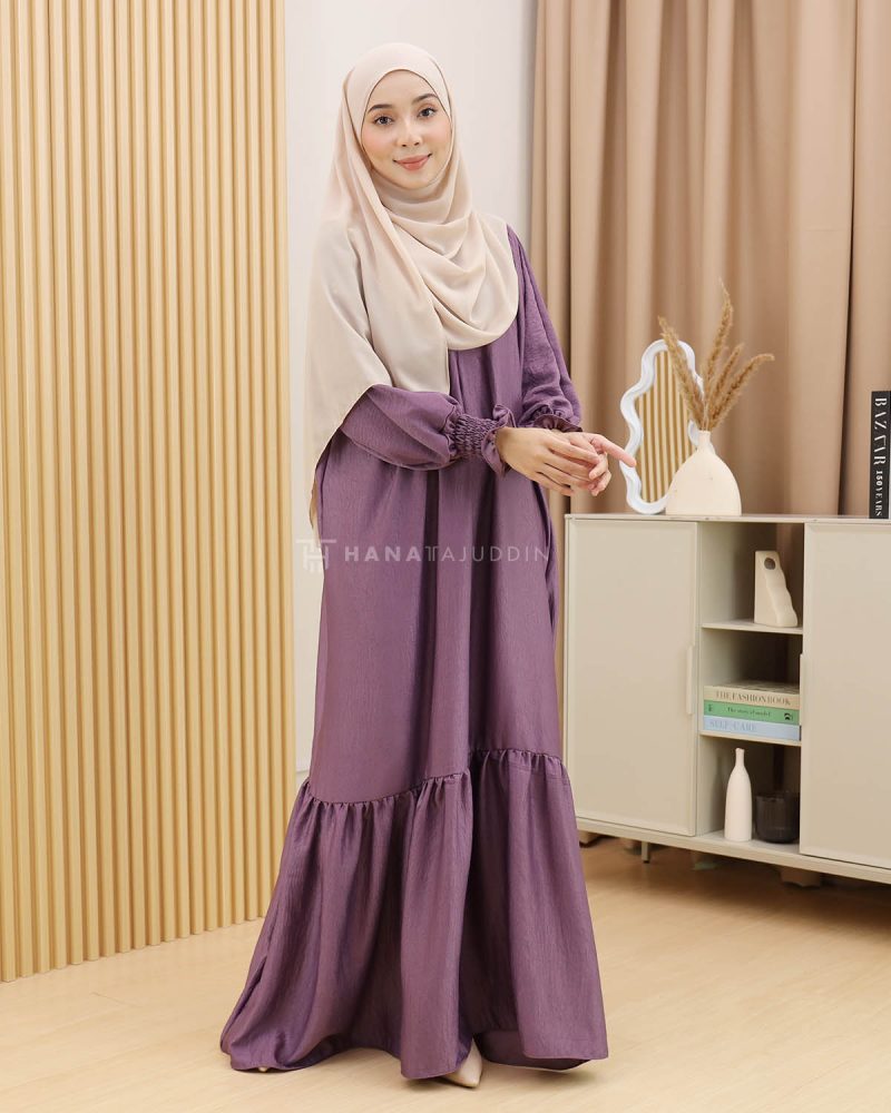 Minaa Abaya in Purple - Image 4