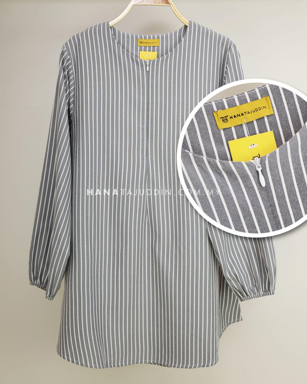 Inara Top in Stone Grey